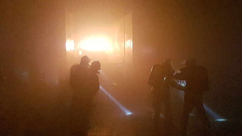 Tunnelübung im Pianner Tunnel - die FF Landeck übt den Ernstfall