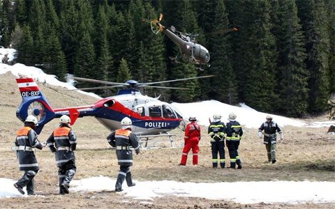 Hubschrauberübung in Ischgl