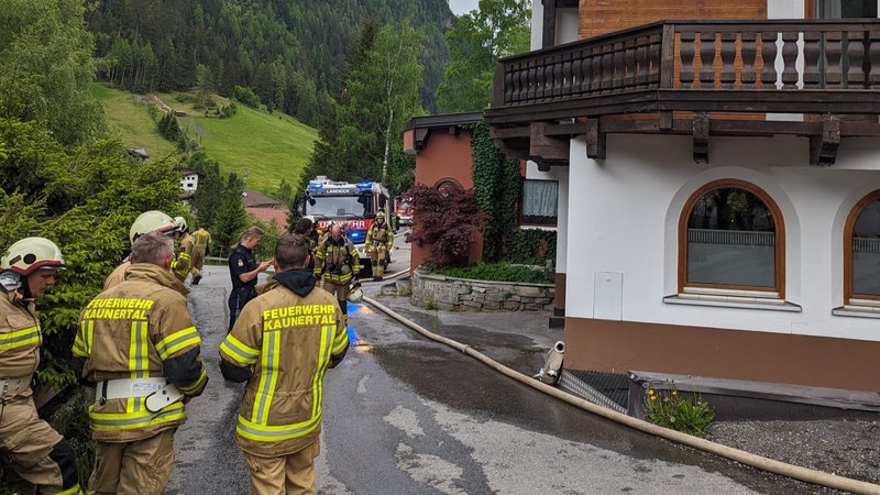 Saunabrand in einem Hotel im Kaunertal