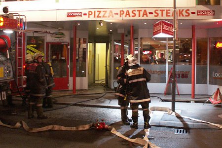 Feuer im Heizraum eines Landecker Geschäftshauses