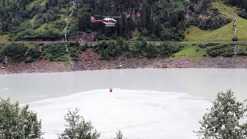Waldbrand nach Blitzeinschlag im Kaunertal