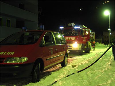 Brand einer Produktionsmaschine