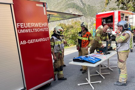 Gefahrguteinsatz im Krankenhaus Zams