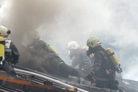 Wohnhausbrand in Flirsch