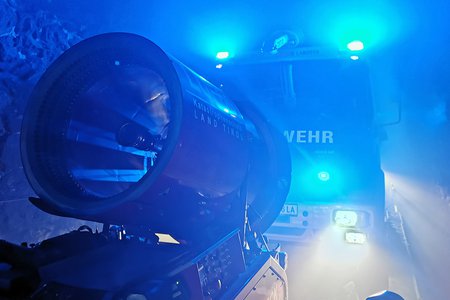 Tunnelübung im Moltertobel-Tunnel der ÖBB