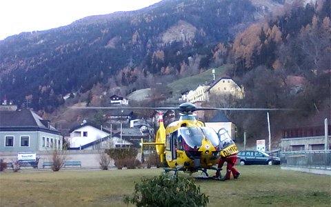 Waldbrand in Galtür