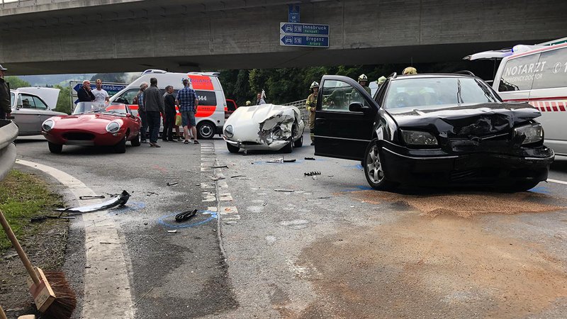 Schwerer Verkehrsunfall im Bereich Landeck-West