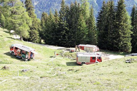 Waldbrand in Pettneu a. A.