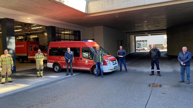 Feuerwehr Landeck übergab gebrauchtes MTF an die Gemeinde Lipik in Kroatien