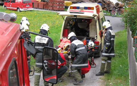 Arbeitsunfall in Zams
