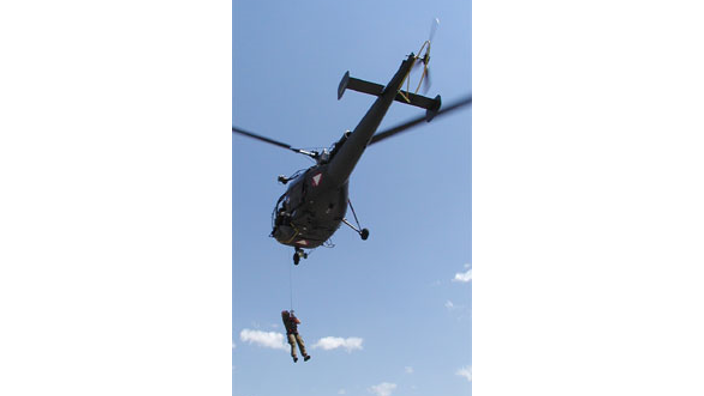 Bundesheer-Hubschrauber zu Wiesenbrand angefordert