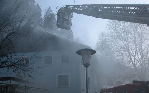 Brand einer Zwischendecke in Zams