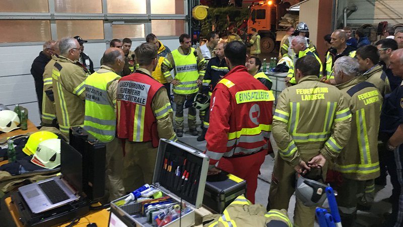 Muren nach Starkregen im Stanzertal