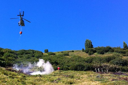 Flächenbrand in St. Anton auf 1.900 m Seehöhe