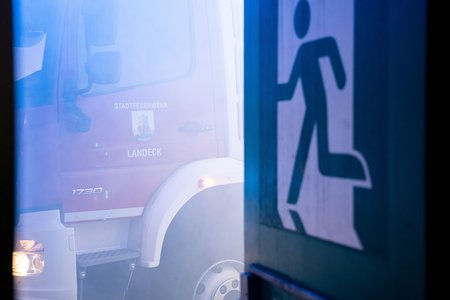 Training für den Ernstfall im Perjentunnel