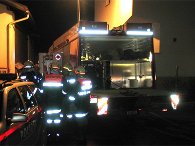 Brand eines Dachgeschosses in Pfunds