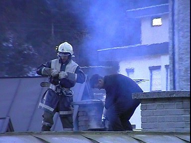 Kaminbrand in der Malser Straße