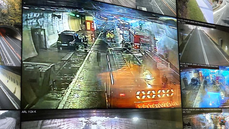Fahrzeugbrand im Arlbergtunnel