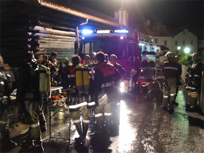 Großbrand in Pfunds