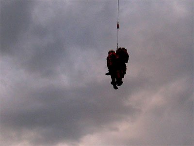 Waldbrand oberhalb von Zams