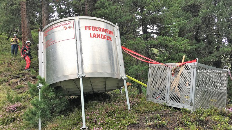 Waldbrand nach Blitzeinschlag im Kaunertal