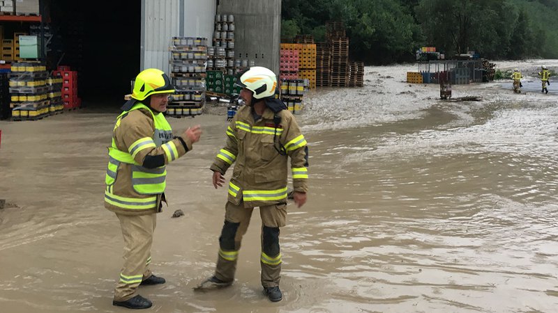 Muren nach Starkregen im Stanzertal
