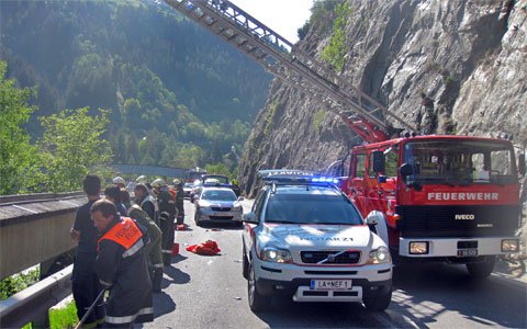 Tödlicher Verkehrsunfall bei Fließ
