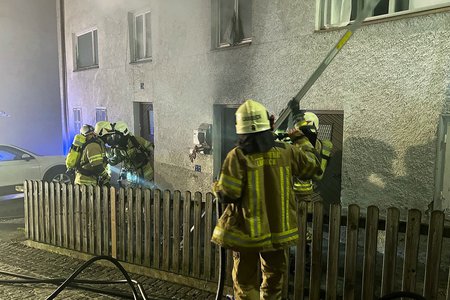 Dramatischer Brandeinsatz in Landeck