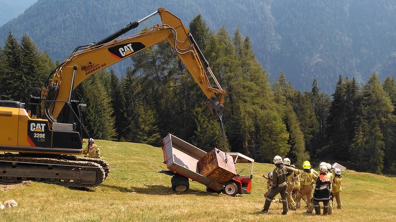 Traktorbergung Dawinalpe Strengen