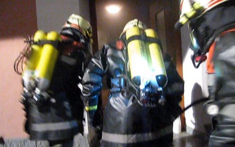 Zimmerbrand in einer Landecker Schneiderei
