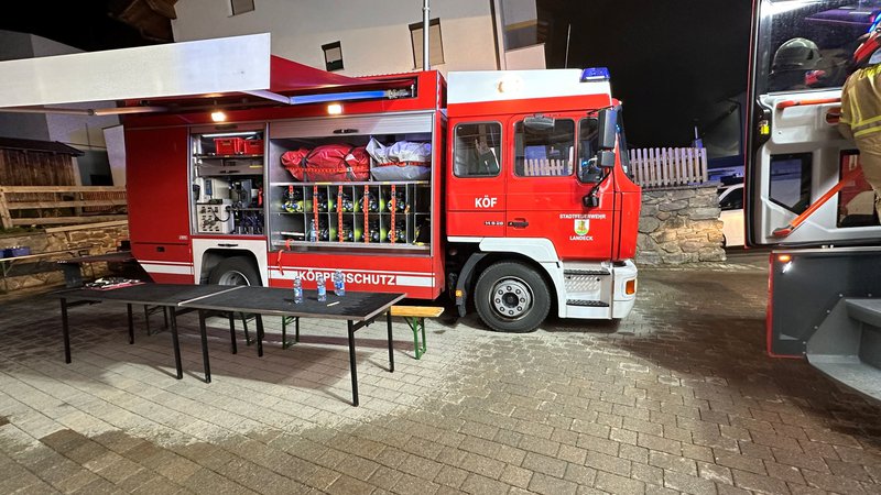 Großbrand auf Bauernhof in Nauders