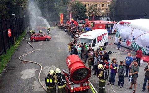 Feuerwehr-Alpin-Messe Vorführung der FF Landeck