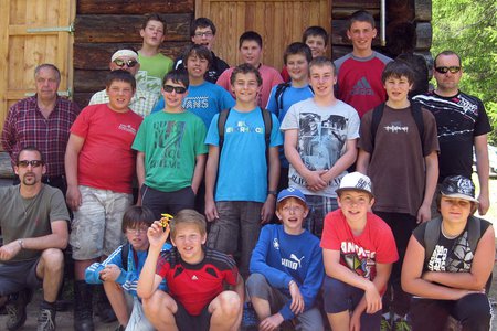 Die Jugendfeuerwehr auf der Landecker Schihütte