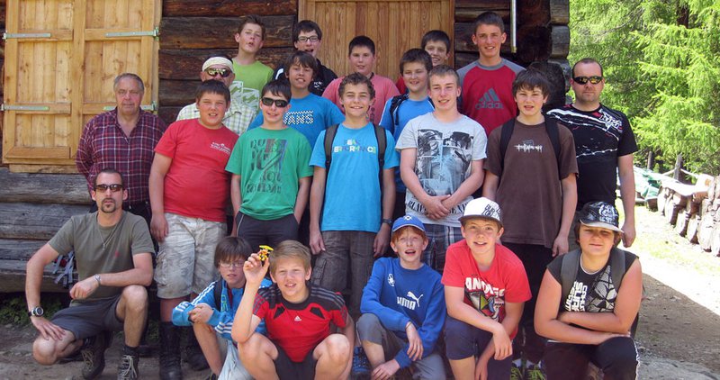 Die Jugendfeuerwehr auf der Landecker Schihütte