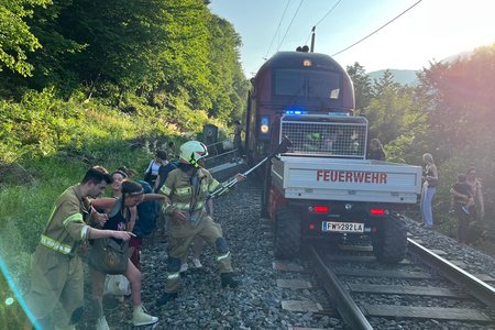 Railjet-Evakuierung in Landeck