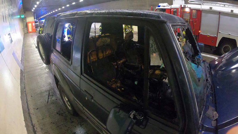 Fahrzeugbrand im Arlbergtunnel