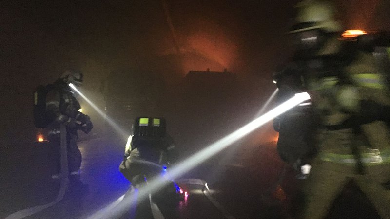 Tunnelübung im Pianner Tunnel - die FF Landeck übt den Ernstfall