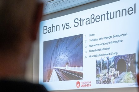 Einsätze im Bahntunnel – intensive Winterschulung der Feuerwehr Landeck