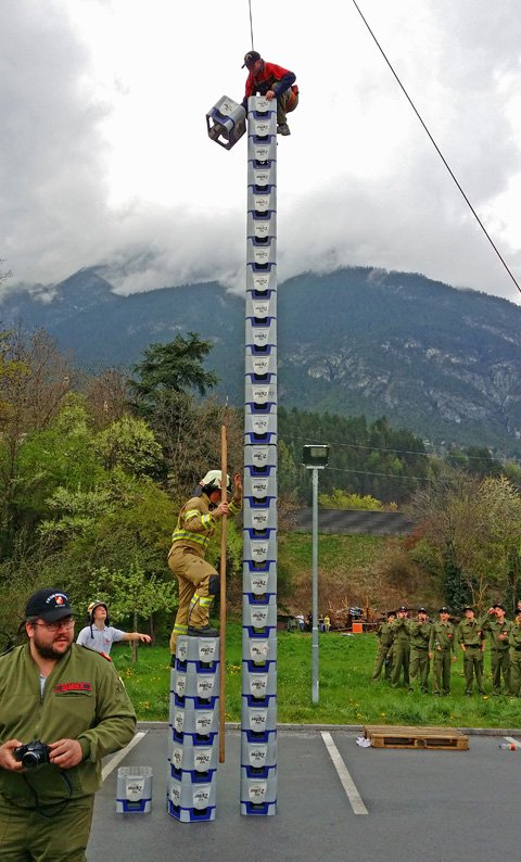 Wissenstest der Feuerwehrjugend in Landeck