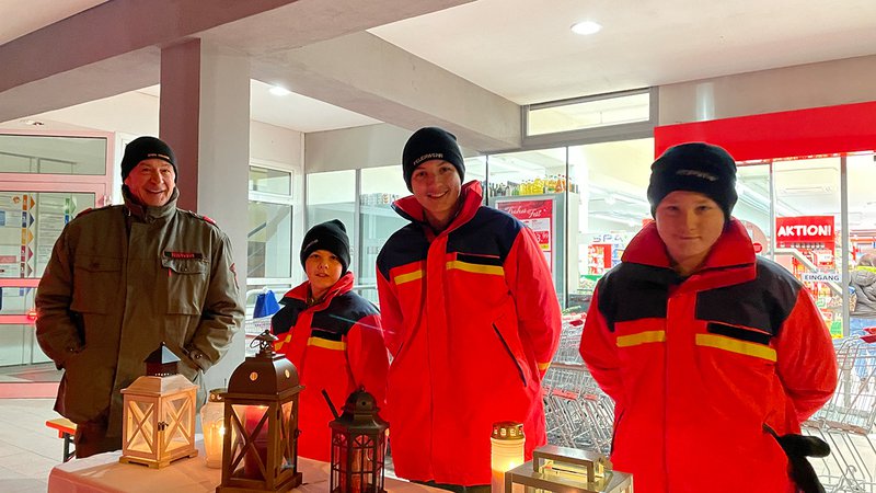 Friedenslichtaktion der Feuerwehrjugend