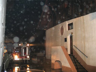 Brand eines Dachgeschosses in Pfunds