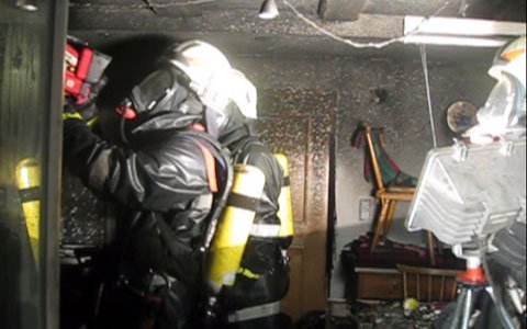 Zimmerbrand in einer Landecker Schneiderei