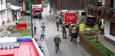 Austritt von Heizöl in Feichten/Kaunertal
