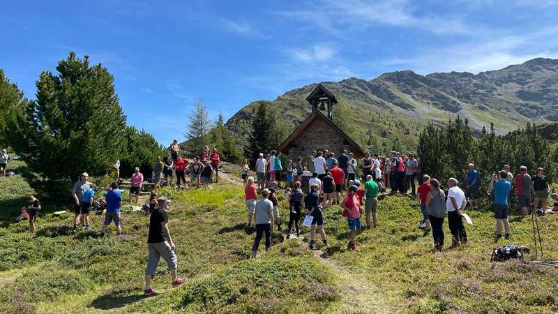 Bergmesse bei der Florianikapelle am Zirmegg