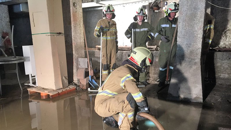 Unterirdischer Bewässerungskanal führte zu Wasserschaden