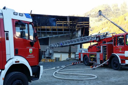 Brand der Bergkastelseilbahn-Talstation in Nauders