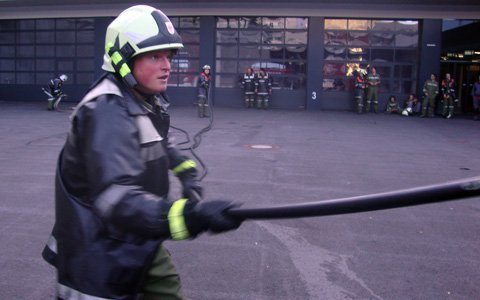 Erster feuerwehrinterner Bewerb für Erstangriff im Brandfall