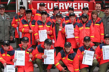 Teambewerb der Jugendfeuerwehren in Pettneu