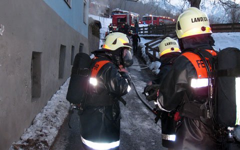 Brand einer Zwischendecke in Zams