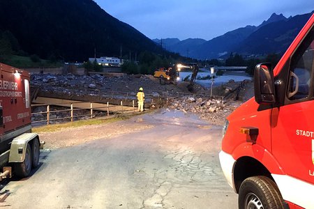 Muren nach Starkregen im Stanzertal